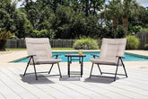 Bastia 3 Pc. Conversation Set Model La-A018Bg-3Pk-Chair By Furniture Of America